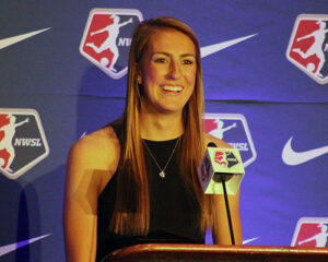 Sarah Killion at the 2015 NWSL College Draft