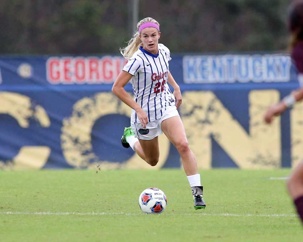 Christen Westphal playing for Florida. Credit: University of Florida Gators.