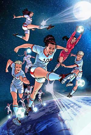 uswnt marvel comic for espnW impact 25