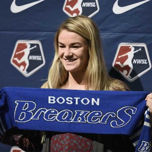 christen westphal at the 2016 nwsl college draft