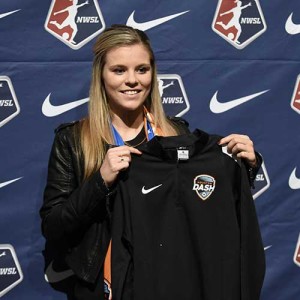 Rachel Daly at the 2016 NWSL College Draft