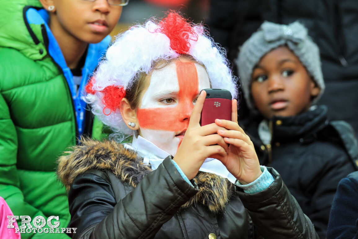 England fan during the match between England and Germany at Wembley Stadium on November 23, 2014.
