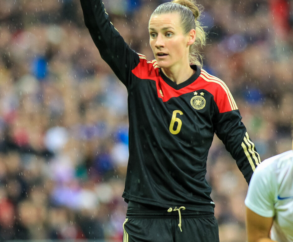 Germany's Simone Laudehr on November 23, 2014, at Wembley Stadium.