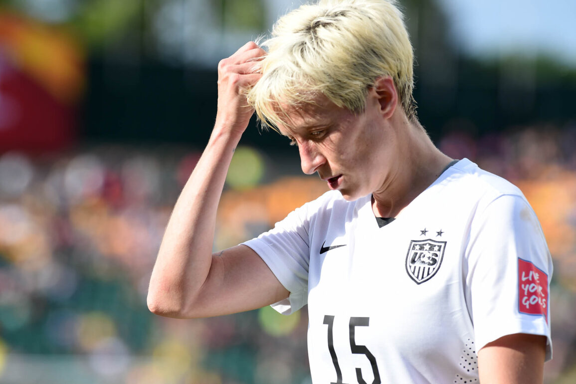 The USA's Megan Rapinoe.