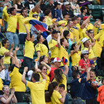 Colombian supporters.