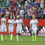 USA after the Round of 16 match against Colombia during the 2015 FIFA Women's World Cup.