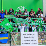 Supports of VfL Wolfsburg.