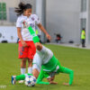 Shirley Cruz (PSG) and Isabel Kerschowski (WOB), who didn't quite stick the landing.