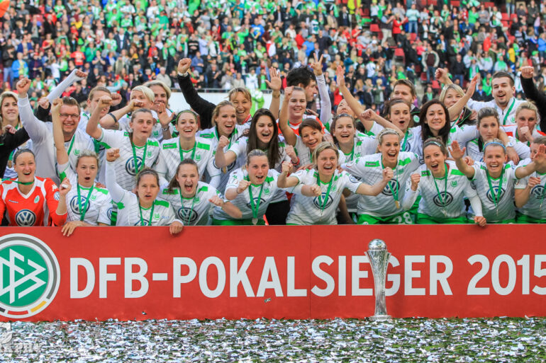 Your 2015 Frauen DFB-Pokal winner, VfL Wolfsburg.