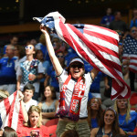 Team USA's supporters.