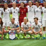 USA's starting lineup against Nigeria during Group D play during the 2015 FIFA Women's World Cup in Vancouver.