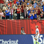 USA's Abby Wambach after scoring the game-winner against Nigeria in a Group D match during the 2015 FIFA Women's World Cup.