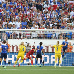 Part 2 of USA's Meghan Klingenberg clearing the ball off the goal line late in the second half.