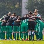 SV Werder Bremen team huddle.