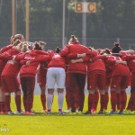 FC Bayern Munich team huddle.