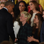 When Pinoe met the President.