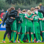 SV Werder Bremen squad celebration.