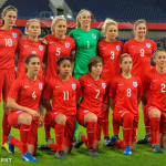 England's starting lineup against Germany on November 26, 2015, in Duisburg.