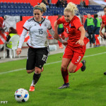 Anna Blässe (GER) and Alex Greenwood (ENG).