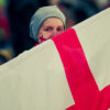 One of England's supporters.