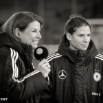 Annike Krahn is interviewd by the DFB.