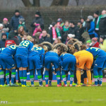 Wolfsburg huddle.