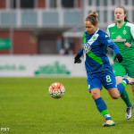 Babett Peter for Wolfsburg.