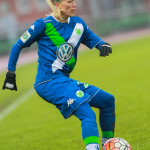 Lara Dickenmann for Wolfsburg.