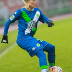 Lara Dickenmann for Wolfsburg.