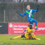 Jennifer Martens (WB) makes a save.