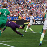 Carli Lloyd scores for USA.