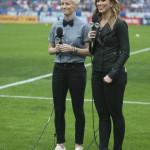 Megan Rapinoe doing sideline duty is cool but we can't wait for her to be back on the field.