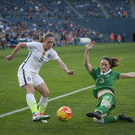 Heather O'Reilly and Megan Campbell.