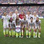 USA's starting lineup against Ireland on January 23, 2016.