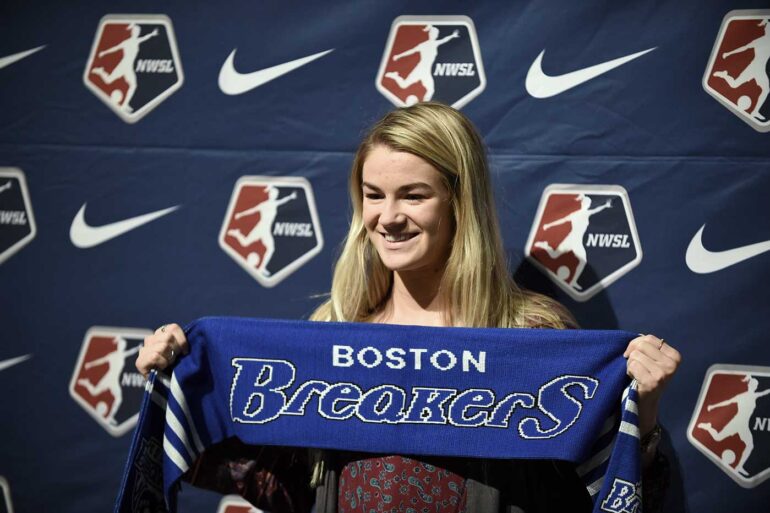 Christen Westphal at the 2016 NWSL Draft.