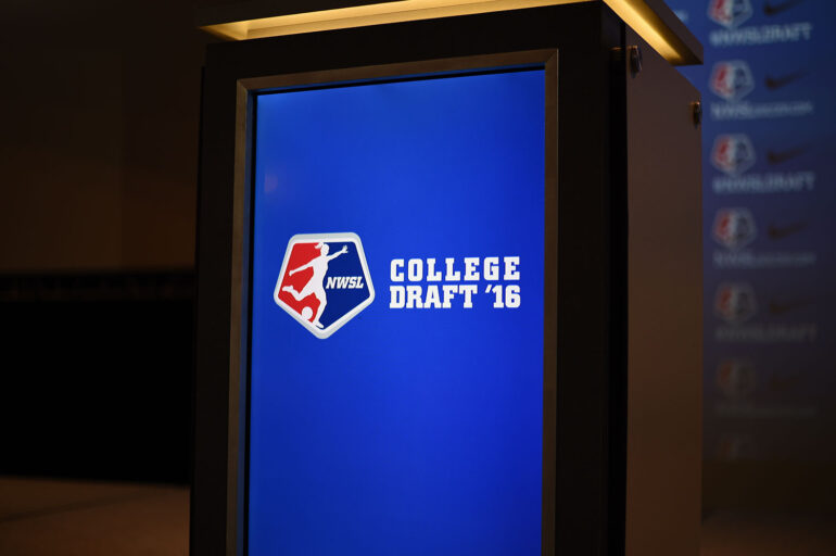 2016 NWSL College Draft podium