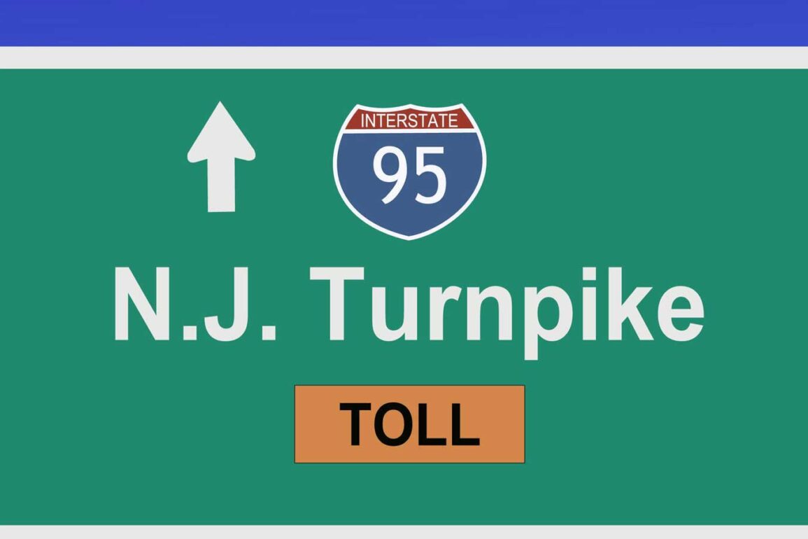 New Jersey Turnpike road sign
