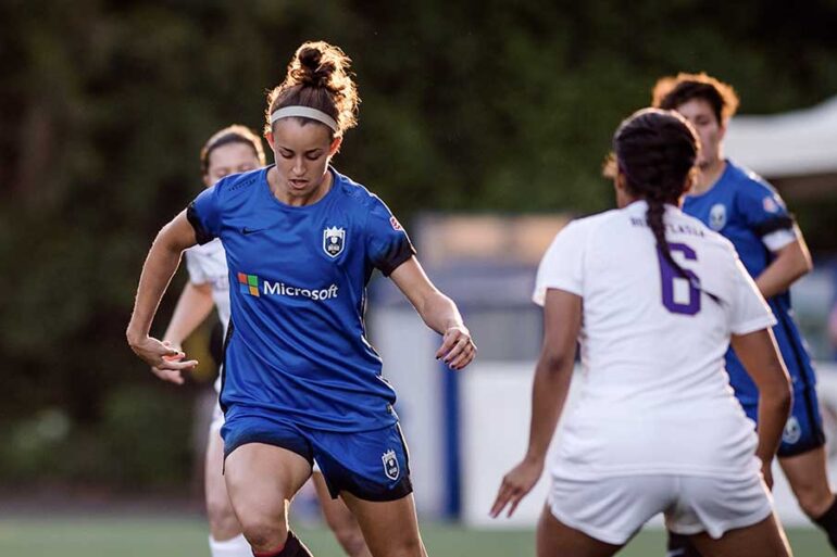 Havana Solaun has battled back from injury. (Jane G Photography/Seattle Reign FC)