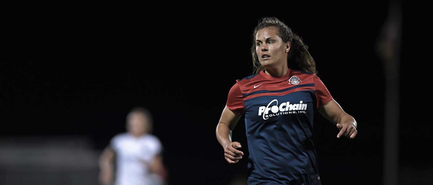 Katie Stengel for the Washington Spirit by Cynthia Hobgood