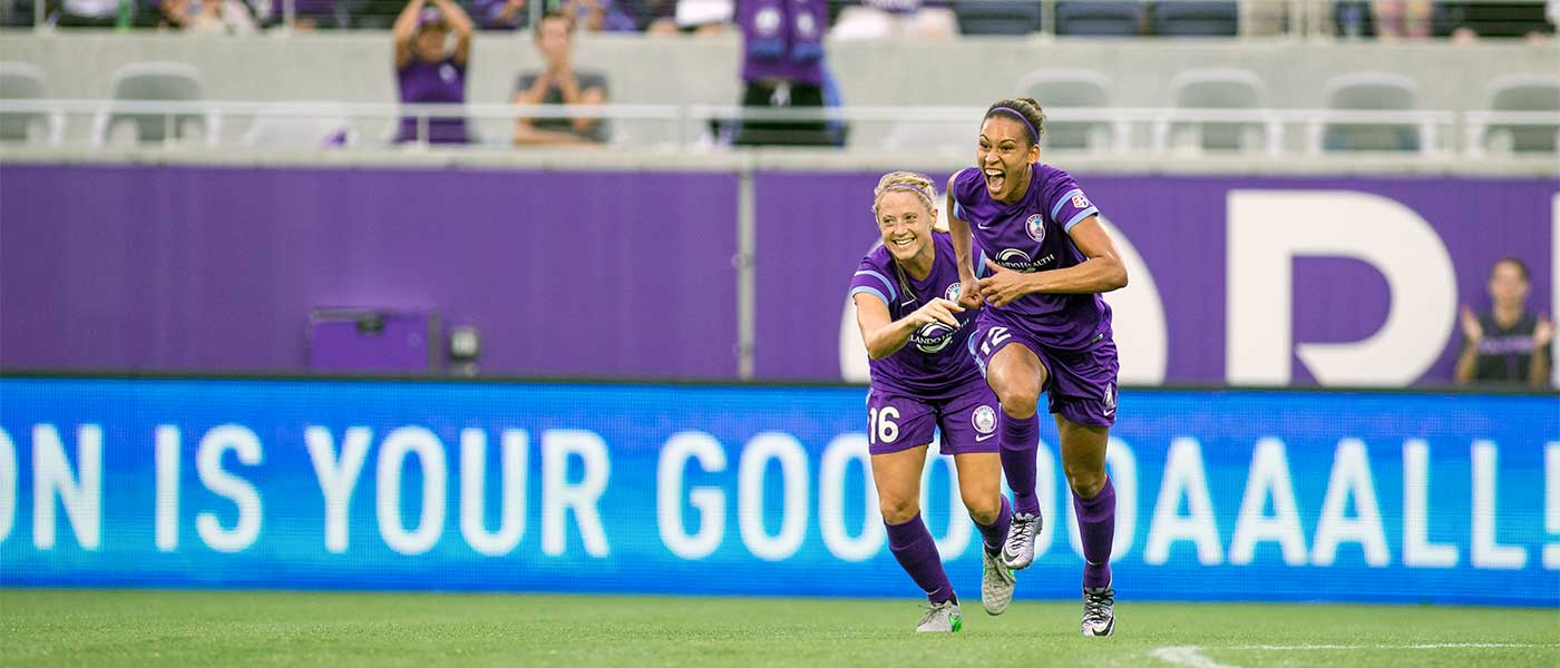 Kristen Edmonds celebrating with the Orlando Pride by Mark Thor