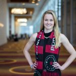 Tyler Lussi, a 2017 NWSL College Draft pick of the Portland Thorns FC. (Manette Gonzales/OGM)