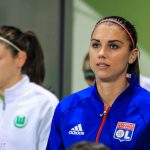 Alex Morgan (OL) before the match.