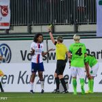 How do you say, "Who me?" in French? Wendie Renard (OL) receives a yellow card.