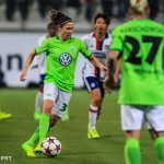 Wolfsburg's Élise Bussaglia.