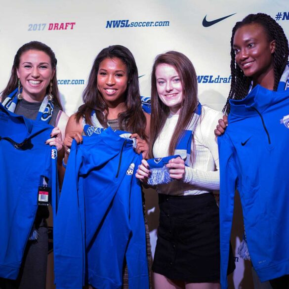 Boston Breakers 2017 draft picks. (Manette Gonzalez)