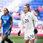 Germany's Felicitas Rauch during the 2017 SheBelieves Cup.