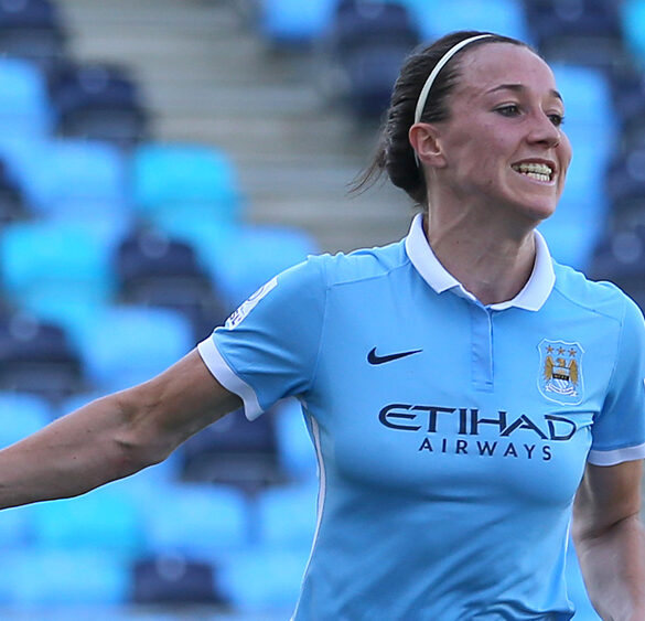 Lucy Bronze of Man City by The FA
