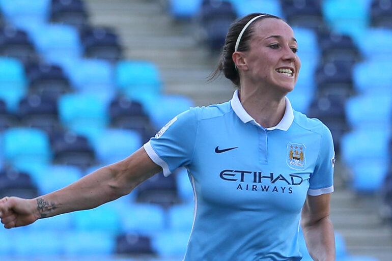 Lucy Bronze of Man City by The FA