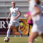 Becky Sauerbrunn leads the attack out of the back. (Shane Lardinois)