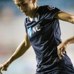 Stephanie Ochs makes her debut with the North Carolina Courage. (Shane Lardinois)